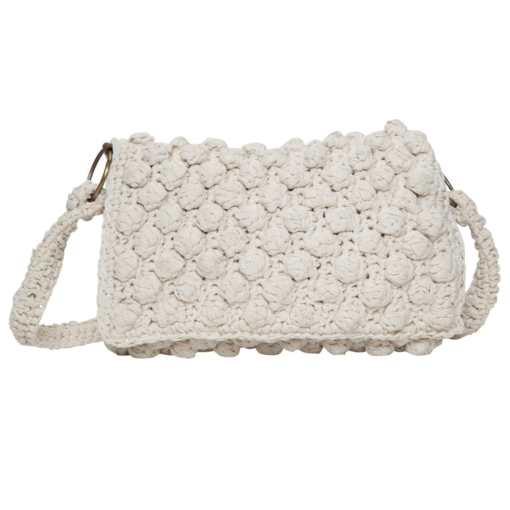 Kelly Pristine VARUARA White Crochet Shoulder Bag: The Epitome of